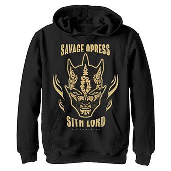 Boys 8-20 Star Wars: Clone Wars Savage Opress Sith Lord Portrait Pullover Graphic Hoodie
