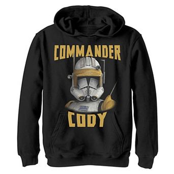 Boys 8-20 Star Wars: Clone Wars Commander Cody Big Face Pullover Graphic Hoodie