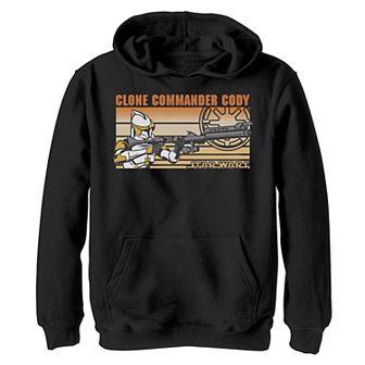 Boys 8-20 Star Wars: Clone Wars Clone Commander Cody Pullover Graphic Hoodie