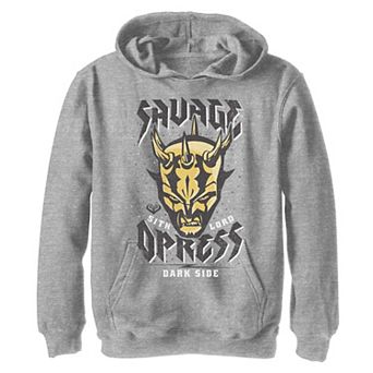 Boys 8-20 Star Wars: Clone Wars Savage Opress Dark Side Portrait Pullover Graphic Hoodie