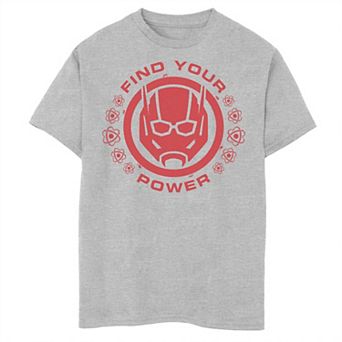 Boys 8-20 Marvel Ant-Man Find Your Power Red Logo Graphic Tee