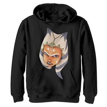 Boys 8-20 Star Wars: Clone Wars Ahsoka Big Face Pullover Graphic Hoodie