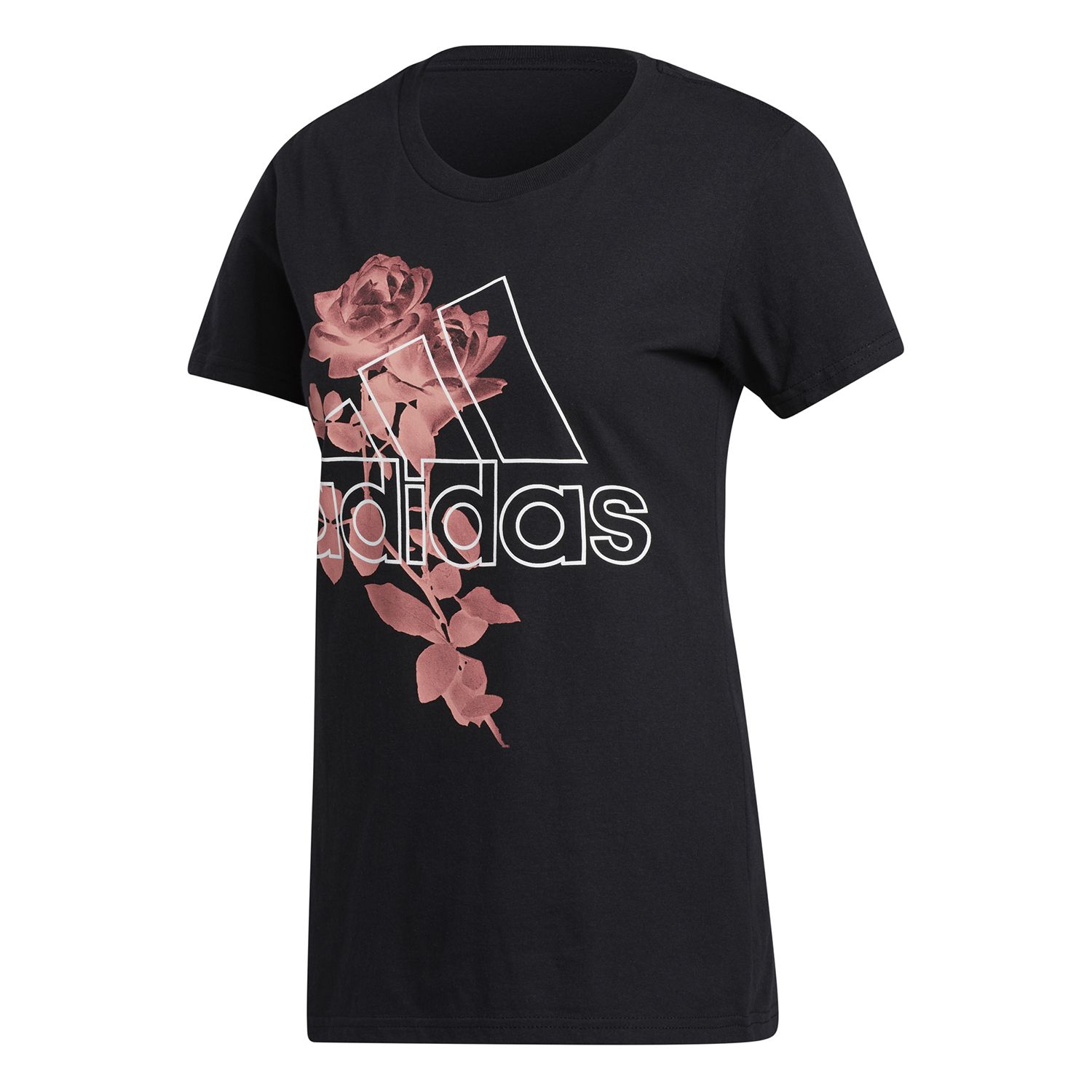 adidas t shirt women's floral