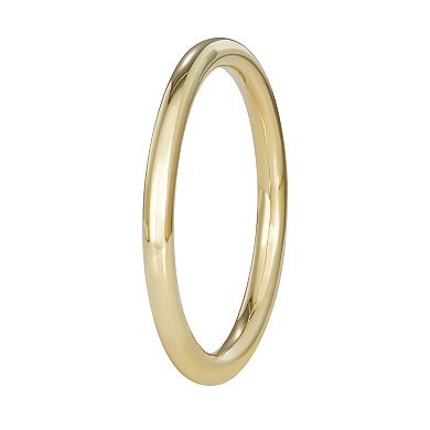 LOVE CLOUD 10k Gold 2 mm Wedding Band