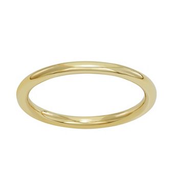 LOVE CLOUD 10k Gold 2 mm Wedding Band