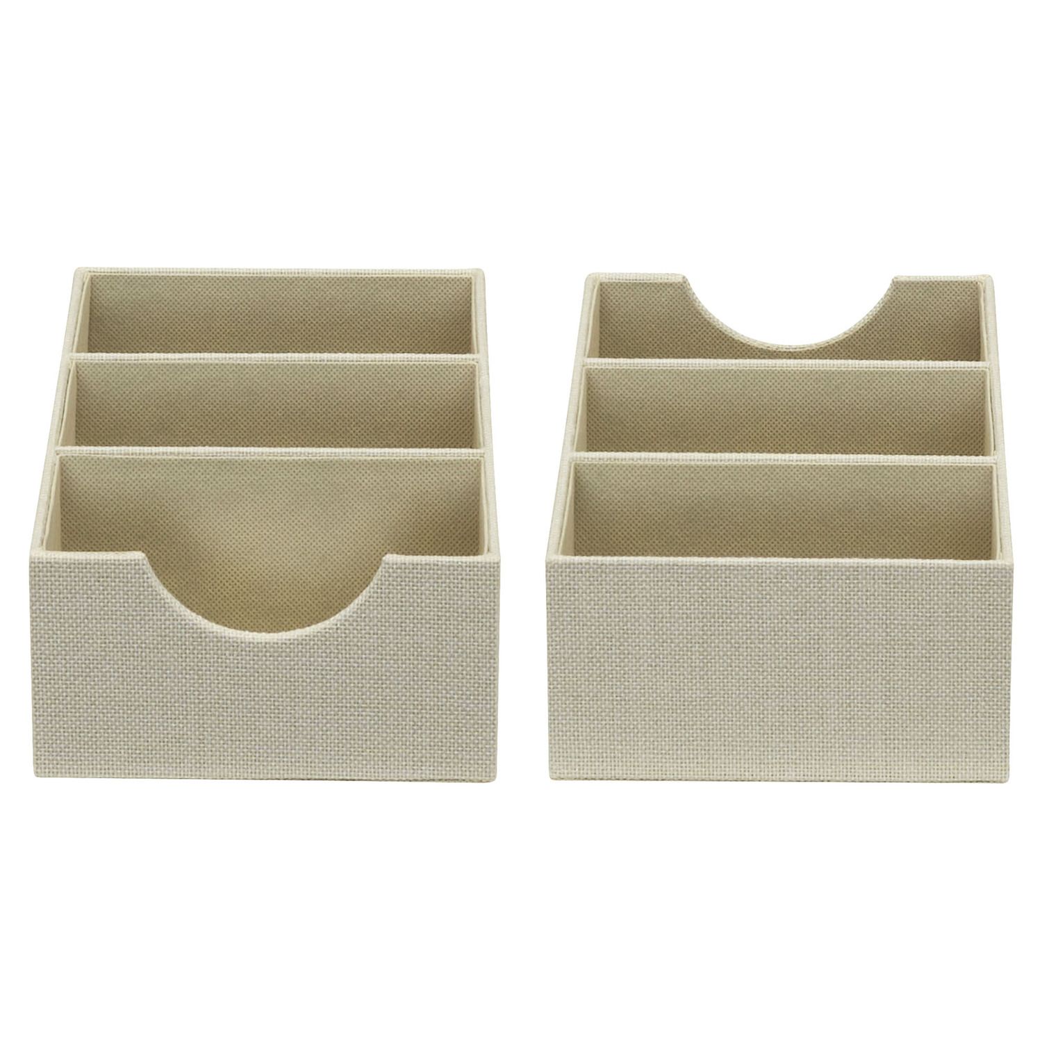 Household Essentials 3-Compartment Drawer Organizers - Thumbnail 4
