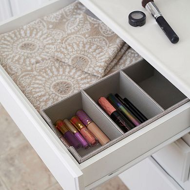 Household Essentials 3-Compartment Drawer Organizer