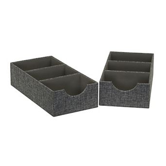 Household Essentials 3-Compartment Drawer Organizer
