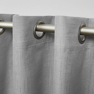 Exclusive Home 2-pack Bensen 100% Blackout Grommet Top Window Curtains