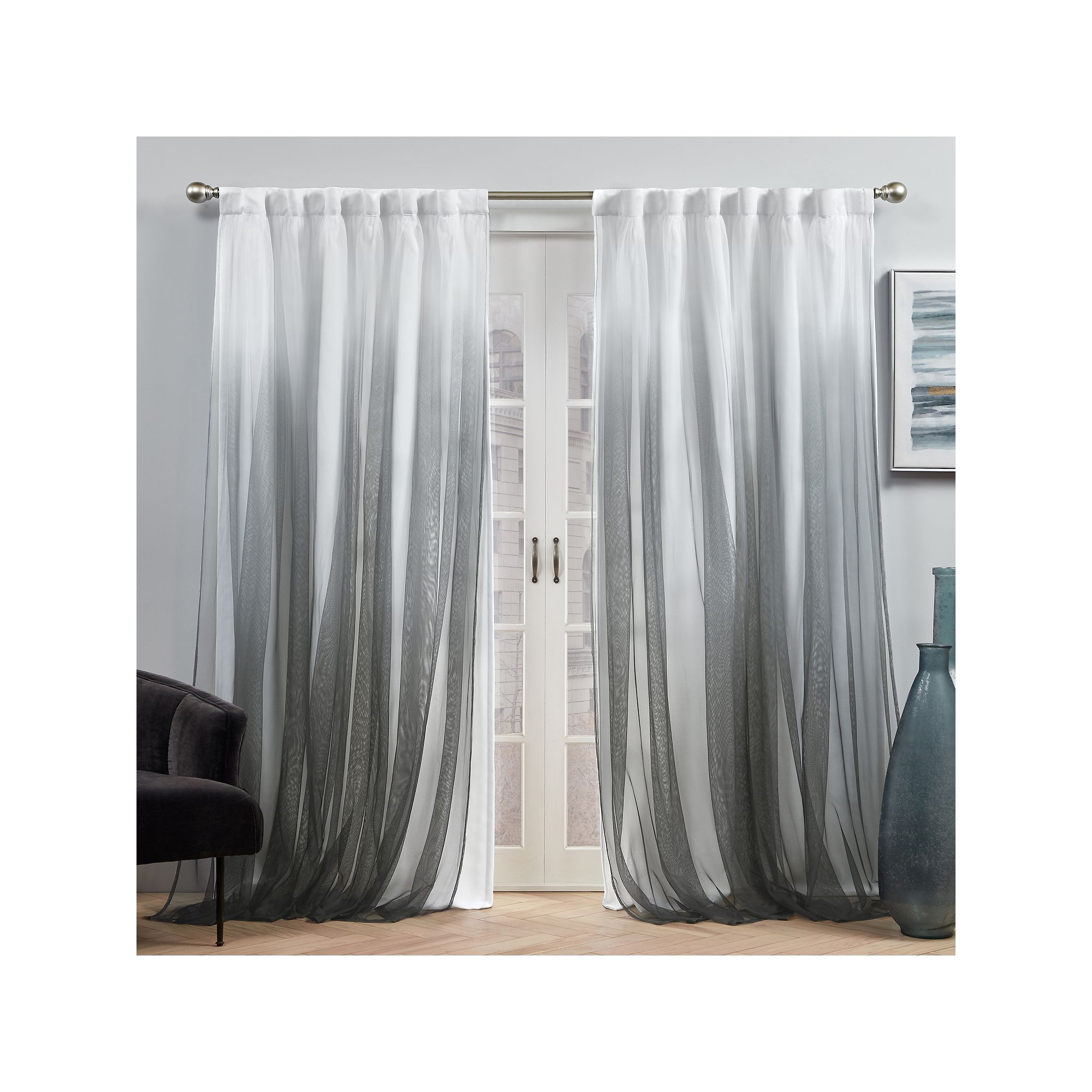 Exclusive Home 2-pack Crescendo Lined Blackout Window Curtains
