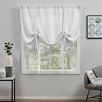 Exclusive Home Loha Light Filtering Rod Pocket Tie Up Shade