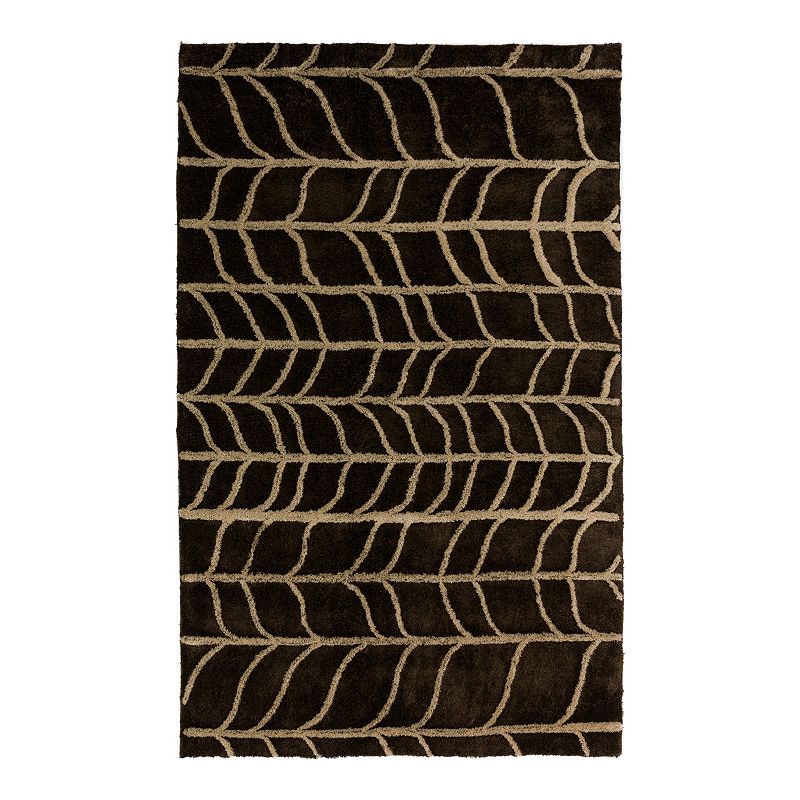 Addison Calabar 40 Shag Area Rug, Brown, 8X10 Ft