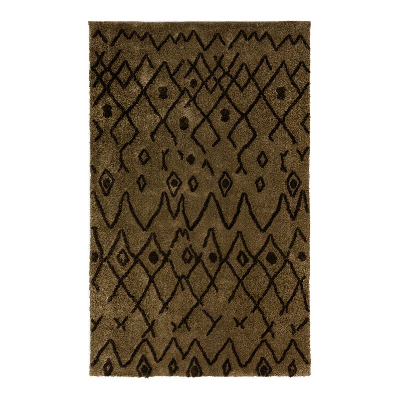 Addison Calabar 42 Shag Area Rug, Brown, 8X10 Ft