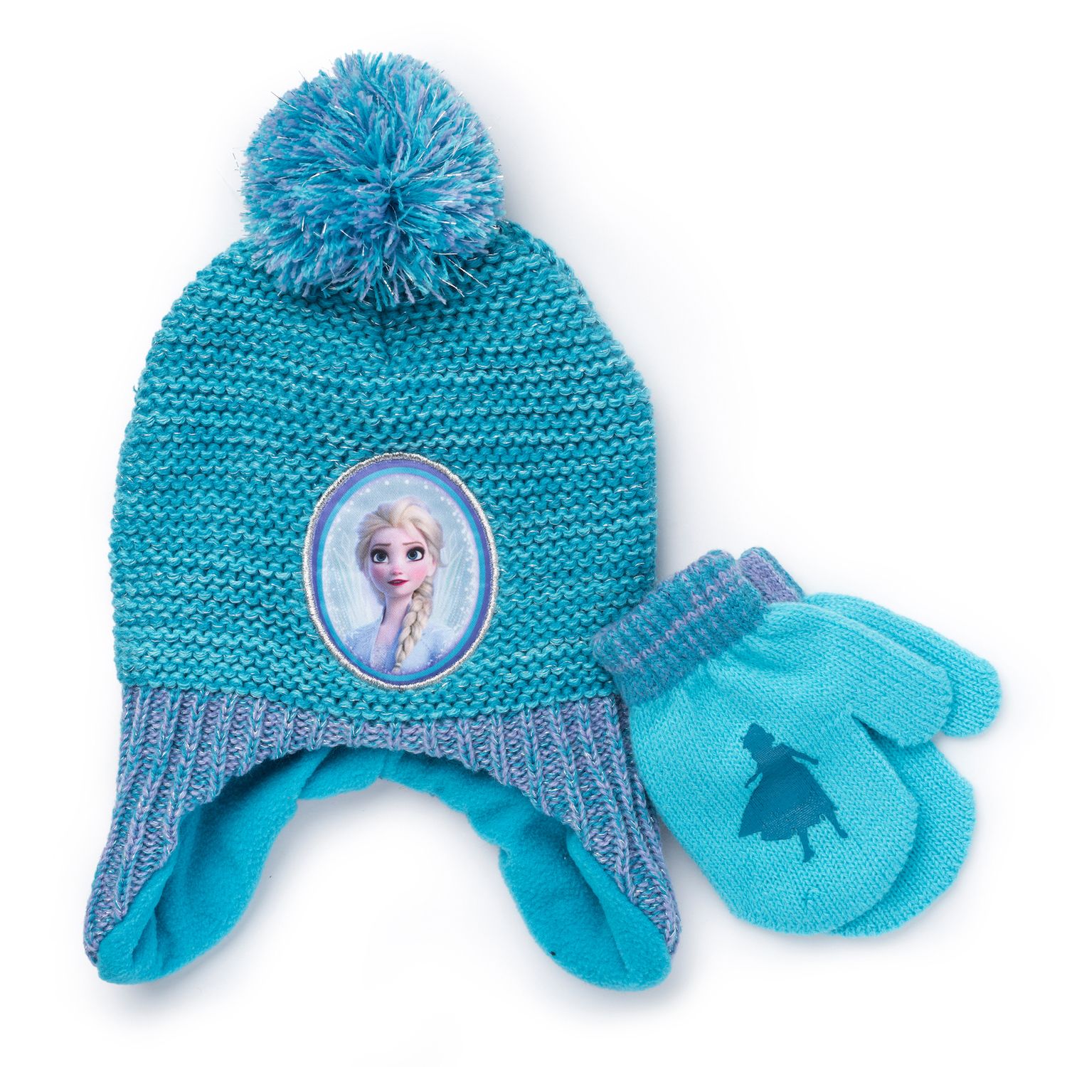 frozen hat and mitten set