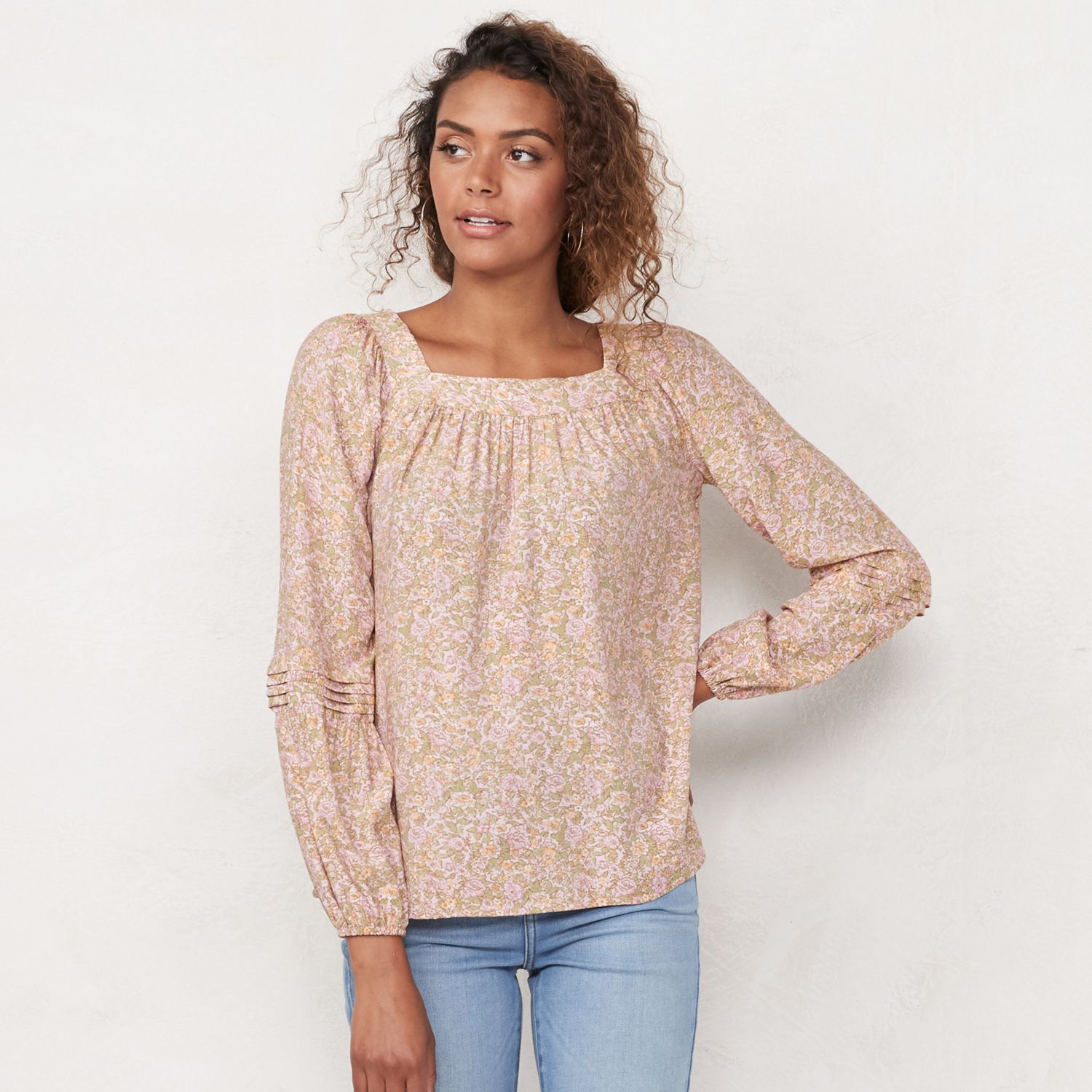 lauren conrad peasant top