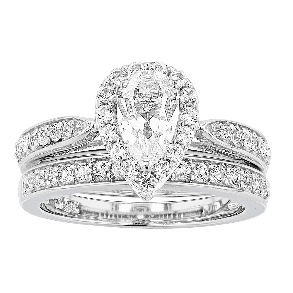 LeRose by Lexi and Rose Sterling Silver Lab-Created White Sapphire ...