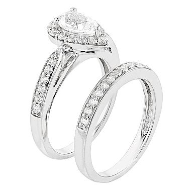 LeRose by Lexi and Rose Sterling Silver Lab-Created White Sapphire ...