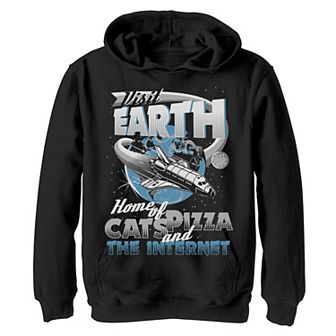 Boys 8-20 Fifth Sun Earth Vacation Graphic Hoodie