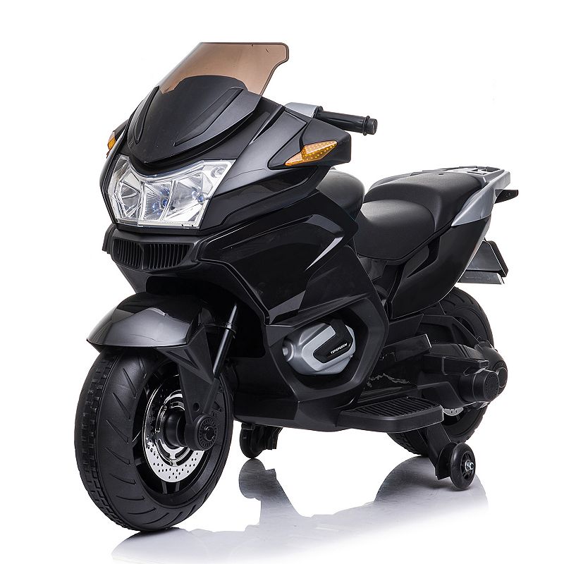 Blazin Wheels 12-Volt Motorcycle Battery-Operated Ride-On, Black
