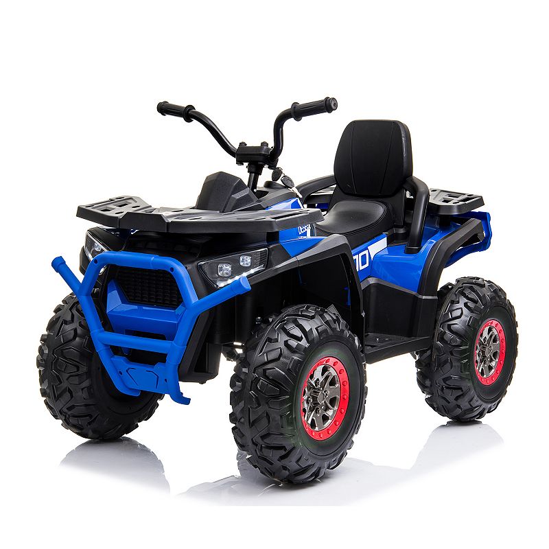 Blazin Wheels 12-Volt Super Quad Ride-On, Blue