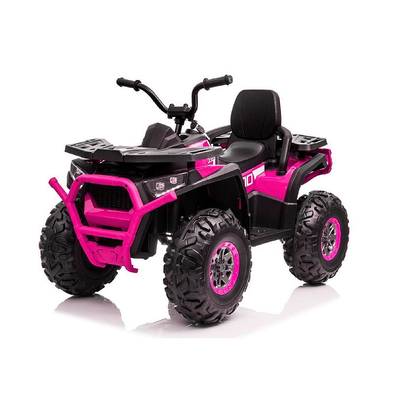 Blazin Wheels 12-Volt Super Quad Ride-On, Pink