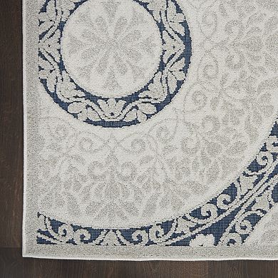 Nourison Calobra Medallion Outdoor Area Rug