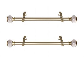 Rod Desyne 1" Ironwood Side Curtain Rod