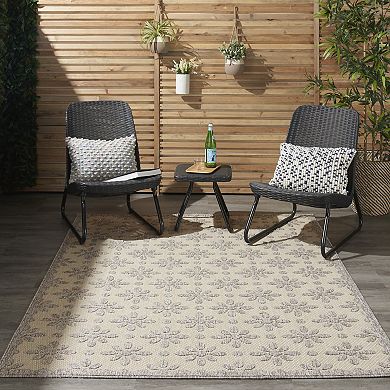 Nourison Palamos Camellia Outdoor Area Rug