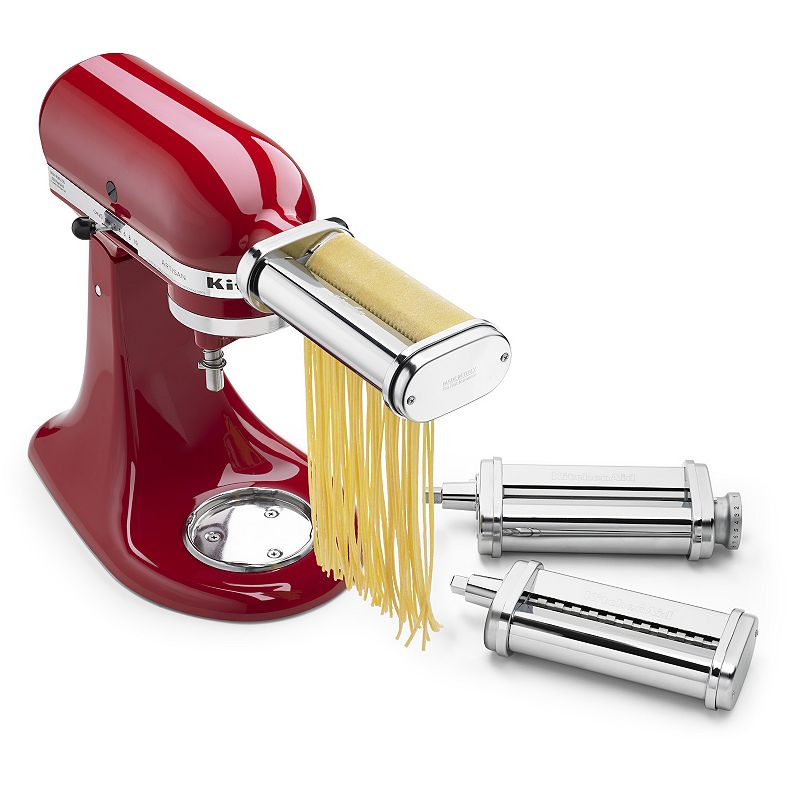 KitchenAid 3-Piece Pasta Roller & Cutter Set, Multicolor