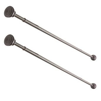 Rod Desyne 2-pack 7/16" Decorative Spring Tension Rod