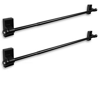 Rod Desyne 2-Pack Self-Adhesive or Wall-Mounted Rod Set
