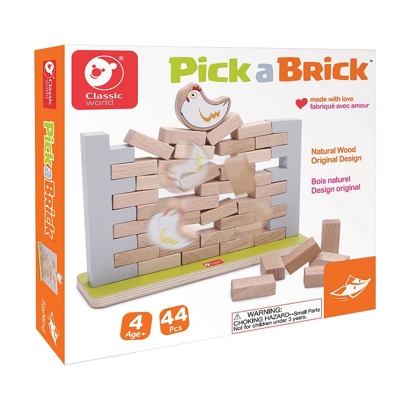 FoxMind Games Pick a Brick Game, Multicolor