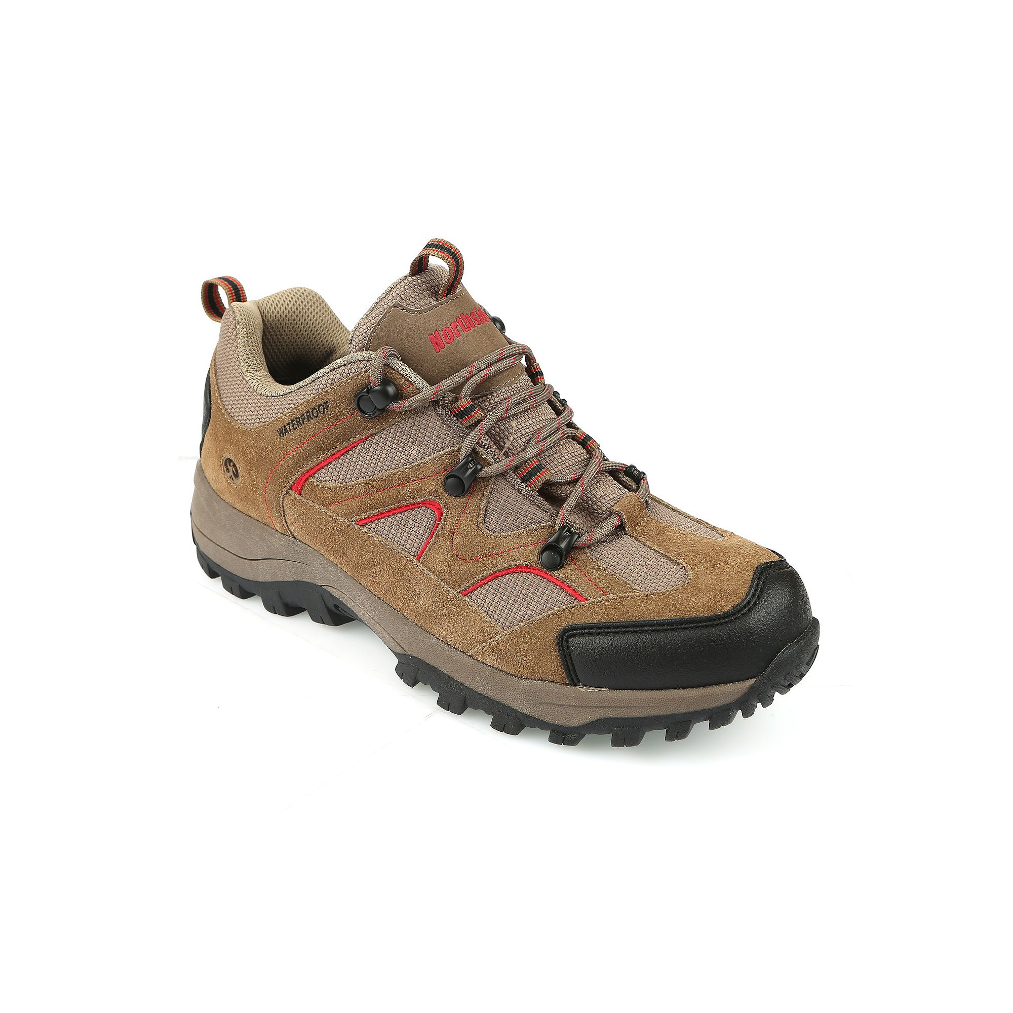 Northside Snohomish Mid Mens Waterproof Hiking Boots, Size: 8 Wide, Red Pe