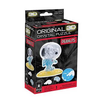 University Games 3D Crystal Puzzle - Peanuts Astronaut Snoopy 35 pc