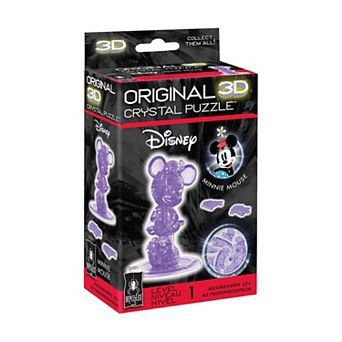 University Games 3D Crystal Puzzle - Disney's Minnie Mouse, 2nd Edition 42 pc