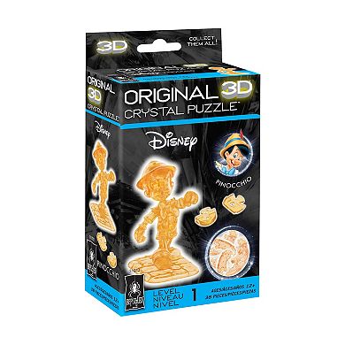 University Games 3D Crystal Puzzle - Disney's Pinocchio 38-Pieces