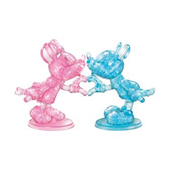 University Games 3D Crystal Puzzle - Disney's Minnie & Mickey Mouse 68 pc