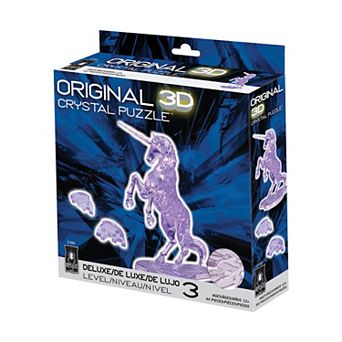 University Games 3D Crystal Puzzle - Unicorn 44 pc