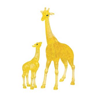 University Games 3D Crystal Puzzle - Giraffe and Baby 38 pc