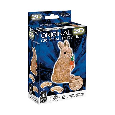 University Games 3D Crystal Puzzle - Rabbit 43-Pieces