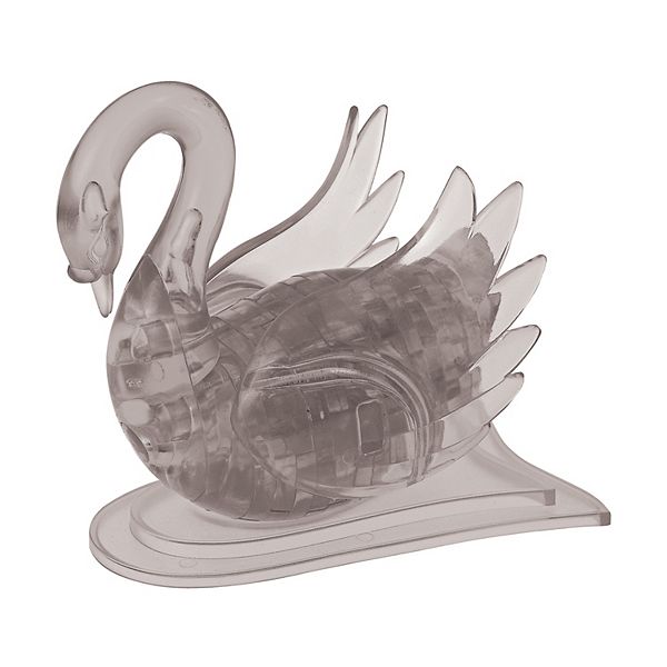 University Games 3D Crystal Puzzle Black Swan 43Pieces