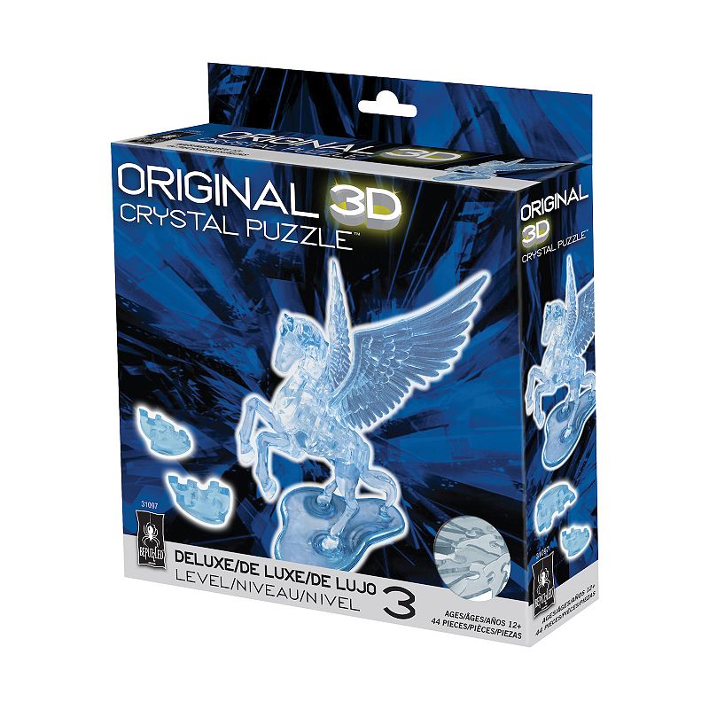 University Games 3D Crystal Puzzle - Pegasus 44-Pieces, Multicolor