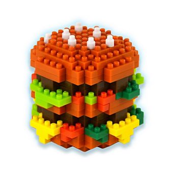 University Games 3D Pixel Puzzle - Hamburger 235 pc