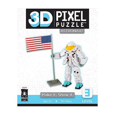 University Games 3D Pixel Puzzle Deluxe - Astronaut 517-Pieces