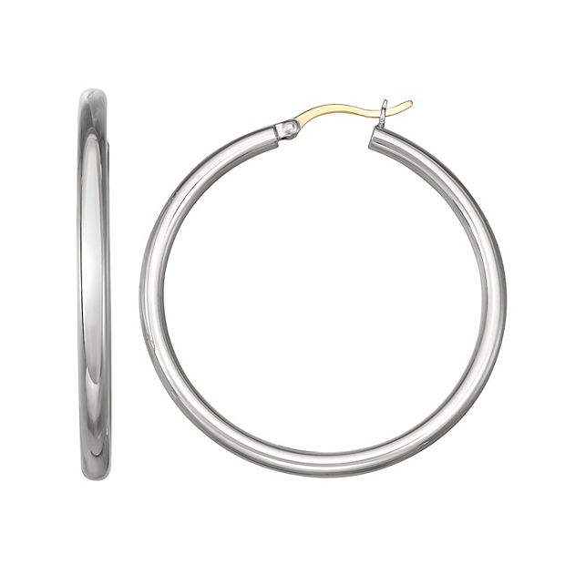 Gold hoop earrings at on sale kohl's