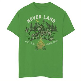 Disney's Peter Pan Boys 8-20 Lost Boys Summer Camp Portrait Graphic Tee