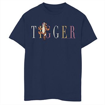 Disney's Winnie the Pooh Boys 8-20 Tigger Name Title Graphic Tee