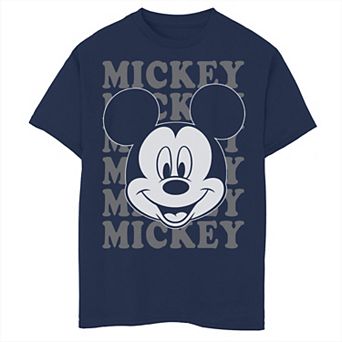 Disney's Mickey Mouse Boys 8-20 Name Stack Portrait Graphic Tee