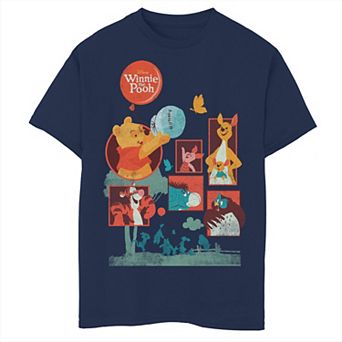 Disney's Winnie the Pooh Boys 8-20 And Friends Panels Graphic Tee