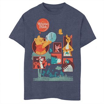 Disney's Winnie the Pooh Boys 8-20 And Friends Panels Graphic Tee